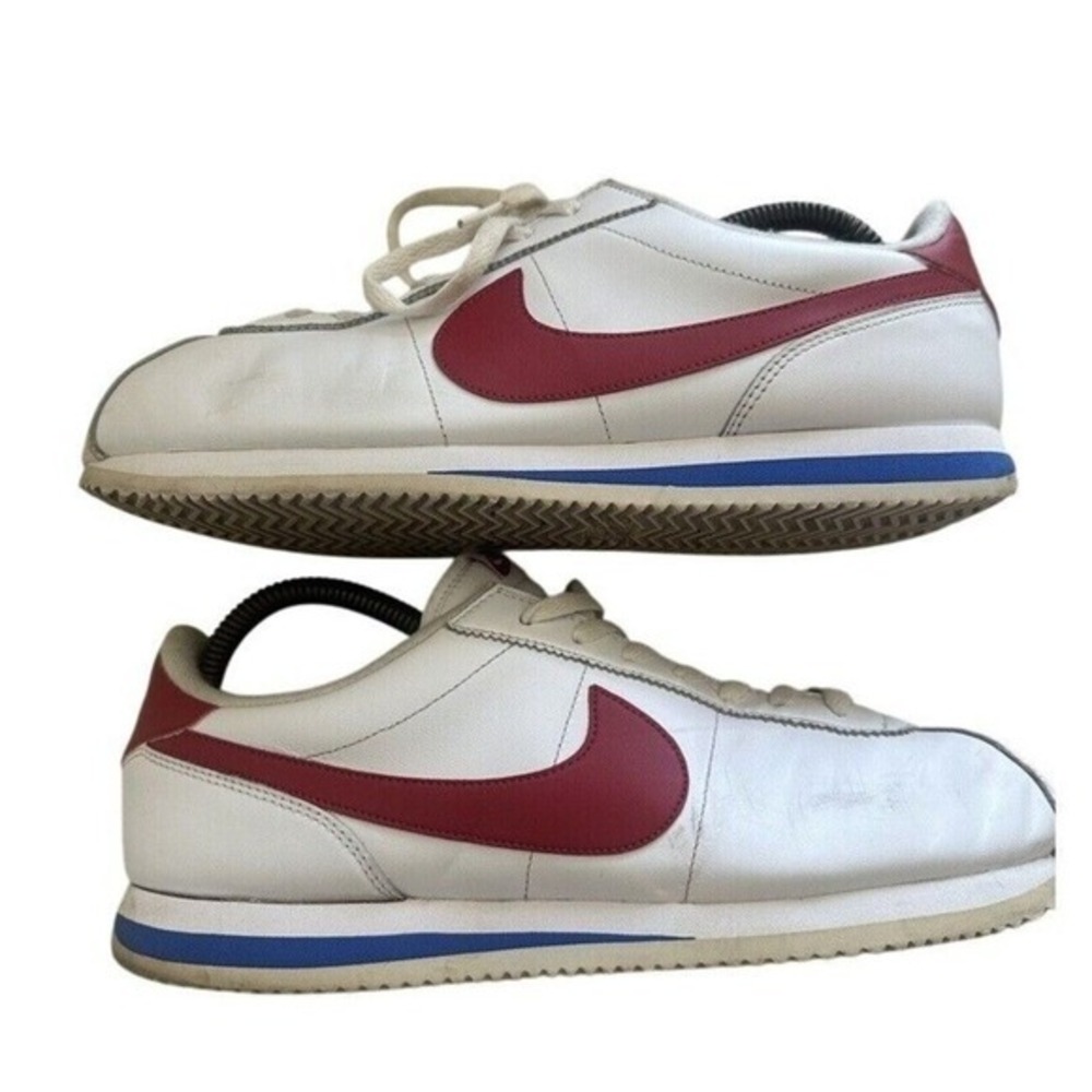 Nike Cortez 72 OG Forrest Gump Mens 13 White Leather Red Blue 882254-164 Retro